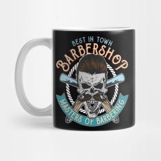 barber shop master of barbering Mug